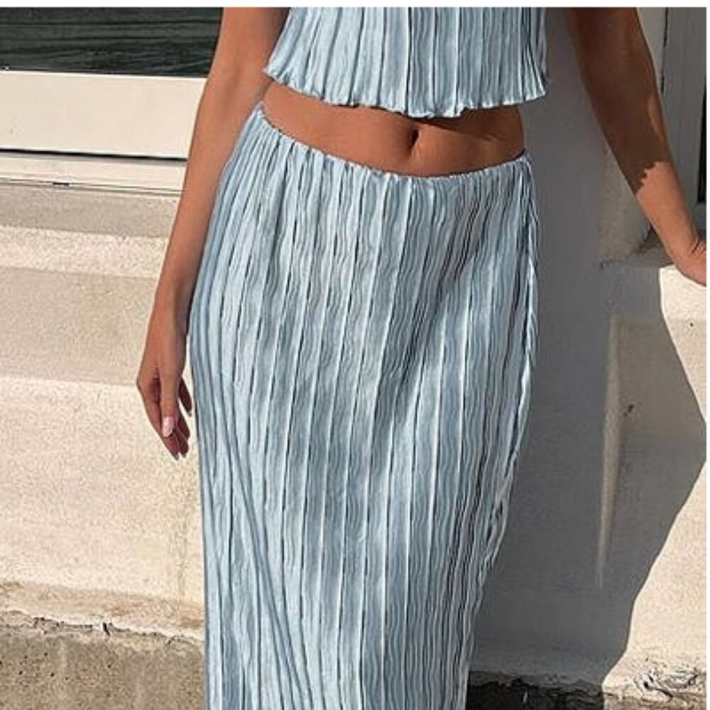 Blue Two-Piece Set - Picture 2 of 3